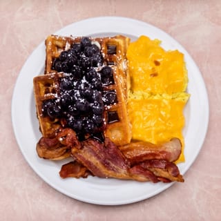 Blueberry Waffle Platter