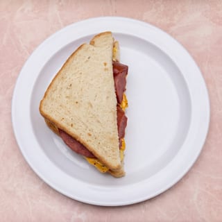 Beef Sausage Egg and Cheese Sandwich