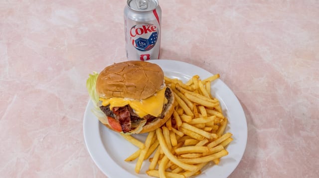 Bacon Cheese Burger.