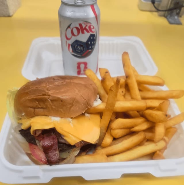 Bacon Cheese Burger.