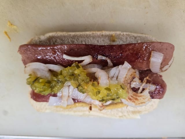 Kosher Hot Dog.