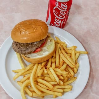 Cheeseburger on a Bun Combo